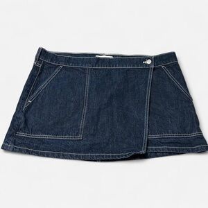 Abercrombie & Fitch Denim Mini Skirt - Blue